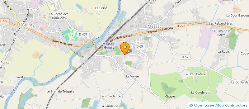 localisation de l'entreprise MADAME RACHEL FILLY à GUIPRY-MESSAC