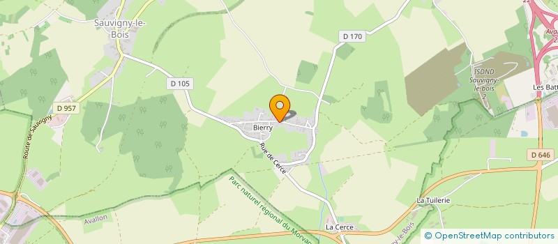 localisation de l'entreprise MADAME RACHEL FLEURY à SAUVIGNY-LE-BOIS