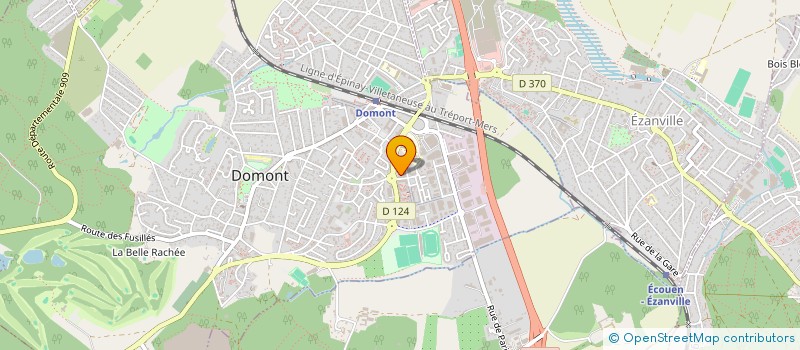 localisation de l'entreprise MADAME RACHEL FLEURY  DOMONT