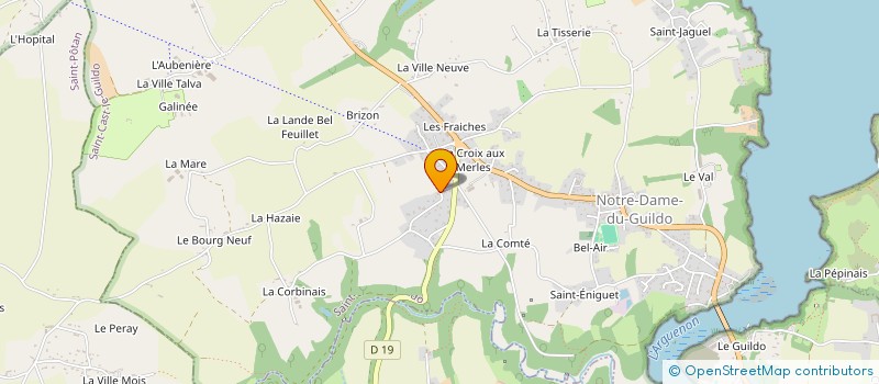 localisation de l'entreprise MADAME RACHEL FOUCAULT à SAINT-CAST-LE-GUILDO