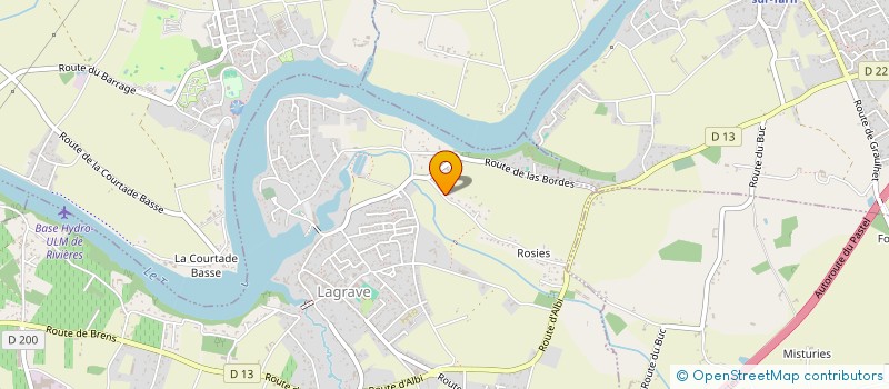 localisation de l'entreprise MADAME RACHEL FRANCOISE  LAGRAVE