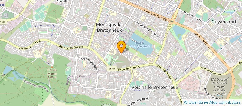 localisation de l'entreprise MADAME RACHEL GABORIT  VOISINS-LE-BRETONNEUX