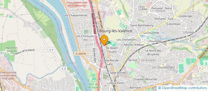 localisation de l'entreprise MADAME RACHEL GAIGHER  BOURG-LES-VALENCE