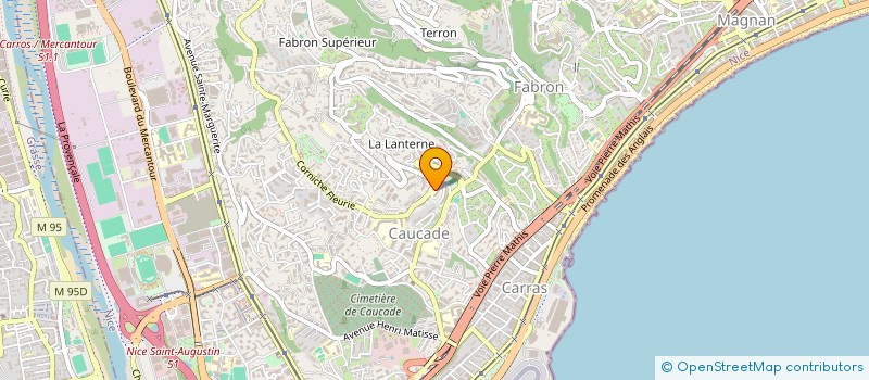localisation de l'entreprise MADAME RACHEL GAON à NICE
