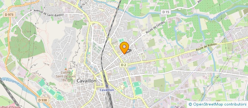 localisation de l'entreprise MADAME RACHEL GARBAY à CAVAILLON