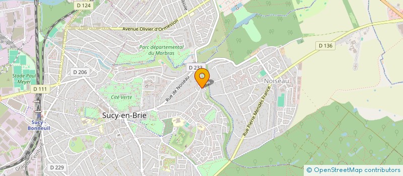 localisation de l'entreprise MADAME RACHEL GARRABOS  SUCY-EN-BRIE