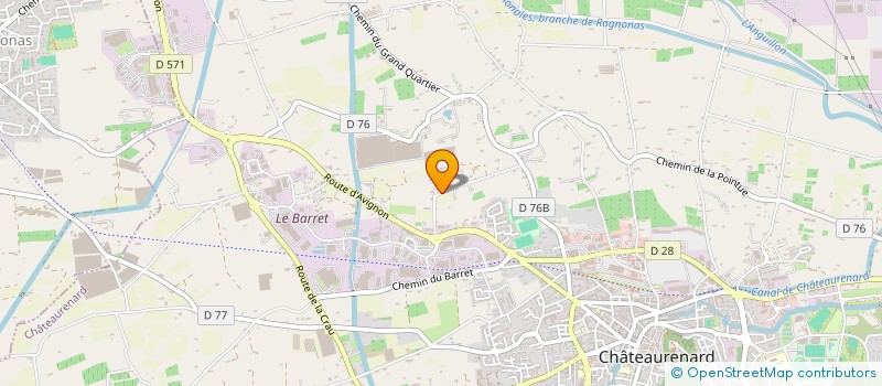 localisation de l'entreprise MADAME RACHEL GAUDIN  CHATEAURENARD