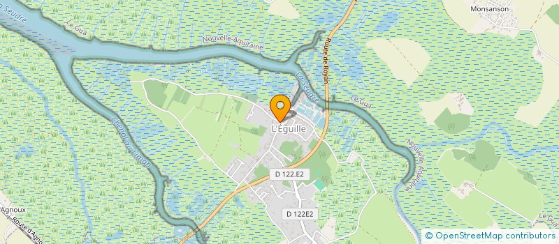 localisation de l'entreprise MADAME RACHEL GAUTHIER  L'EGUILLE