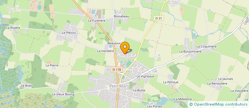 localisation de l'entreprise MADAME RACHEL GAUTIER  PETIT-MARS