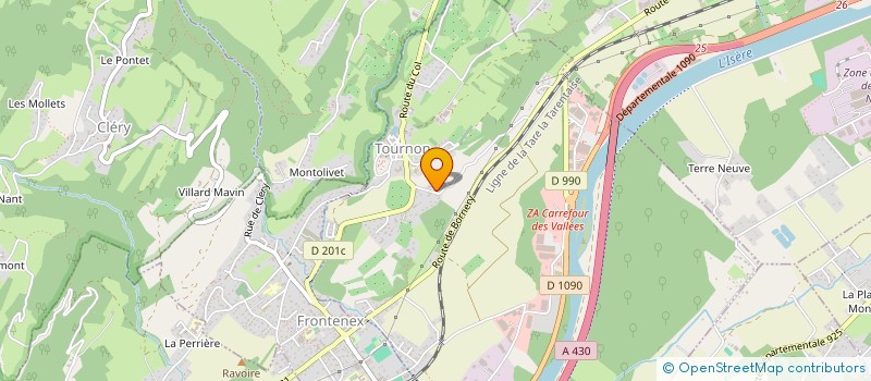 localisation de l'entreprise MADAME RACHEL GELLE  TOURNON