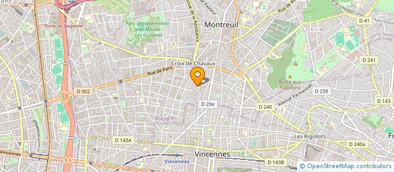 localisation de l'entreprise MADAME RACHEL GERMAIN à MONTREUIL