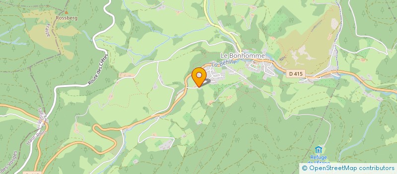 localisation de l'entreprise MADAME RACHEL GERMAINE JACQUES  LE BONHOMME