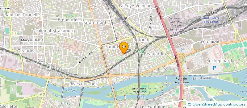 localisation de l'entreprise MADAME RACHEL GODWIN  TOURS