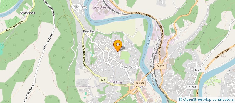 localisation de l'entreprise MADAME RACHEL GONI  CAHORS