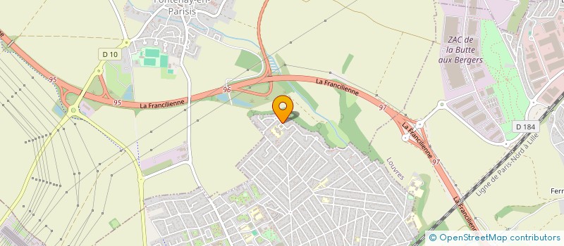 localisation de l'entreprise MADAME RACHEL GRINI  GOUSSAINVILLE