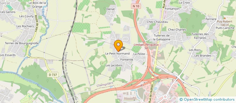 localisation de l'entreprise MADAME RACHEL GUIZARD  CHAMPNIERS