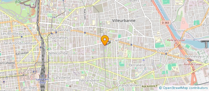 localisation de l'entreprise MADAME RACHEL HABIB  VILLEURBANNE