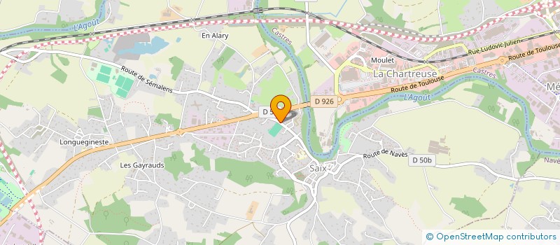 localisation de l'entreprise MADAME RACHEL HADDADA  SAIX