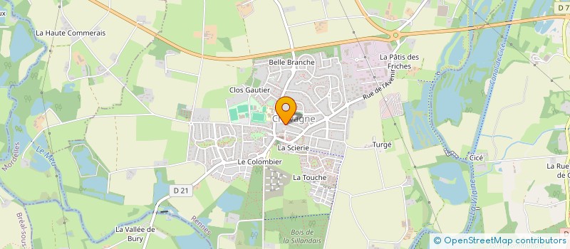 localisation de l'entreprise MADAME RACHEL HAILU  CHAVAGNE