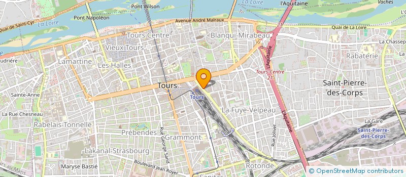 localisation de l'entreprise MADAME RACHEL HALLIT  TOURS