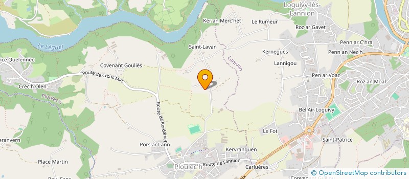localisation de l'entreprise MADAME RACHEL HARGREAVES à PLOULEC'H