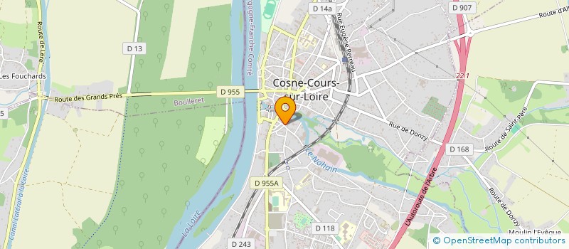 localisation de l'entreprise MADAME RACHEL HENNI à COSNE-COURS-SUR-LOIRE