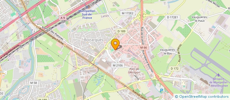 localisation de l'entreprise MADAME RACHEL HUESCA à LATTES