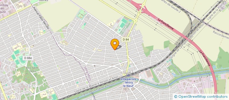 localisation de l'entreprise MADAME RACHEL IKPO  MITRY-MORY