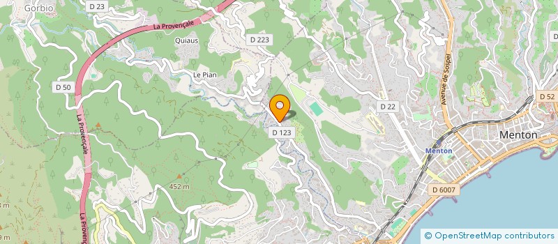 localisation de l'entreprise MADAME RACHEL JEITZ  ROQUEBRUNE-CAP-MARTIN