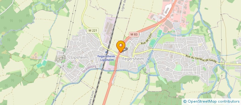 localisation de l'entreprise MADAME RACHEL KLEINMANN  FEGERSHEIM