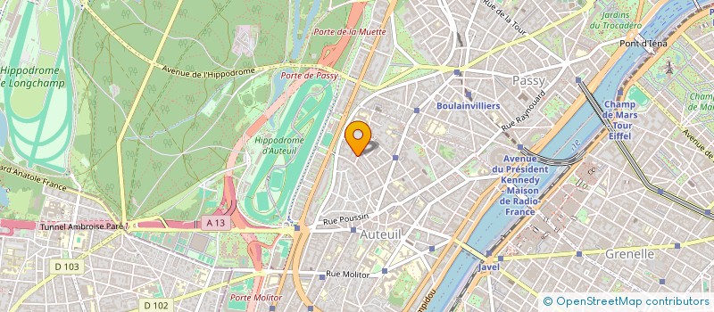 localisation de l'entreprise MADAME RACHEL KRAMARZ  PARIS