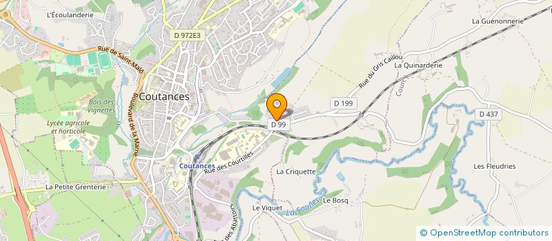 localisation de l'entreprise MADAME RACHEL L'HULLIER  COUTANCES