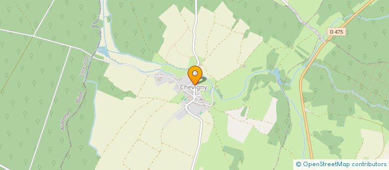 localisation de l'entreprise MADAME RACHEL LAMBERT  CHEVIGNY