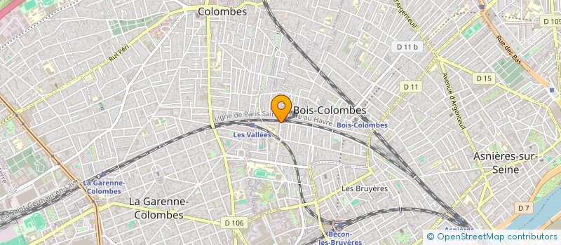 localisation de l'entreprise MADAME RACHEL LAMRANI à BOIS-COLOMBES