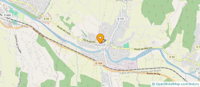 localisation de l'entreprise MADAME RACHEL LANTZY  AOUSTE-SUR-SYE