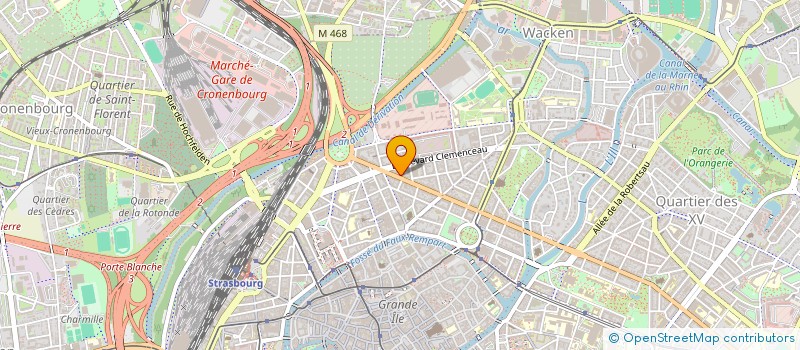 localisation de l'entreprise MADAME RACHEL LANZ  STRASBOURG