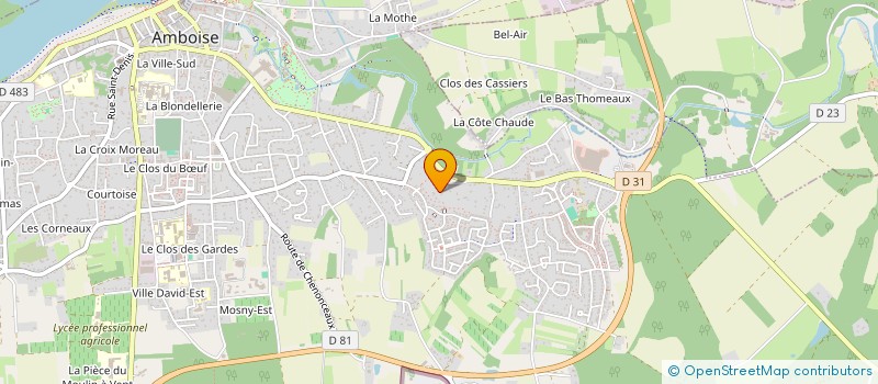 localisation de l'entreprise MADAME RACHEL LARCHER  AMBOISE