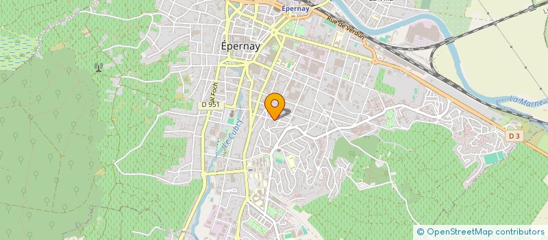 localisation de l'entreprise MADAME RACHEL LE NAOUR  EPERNAY