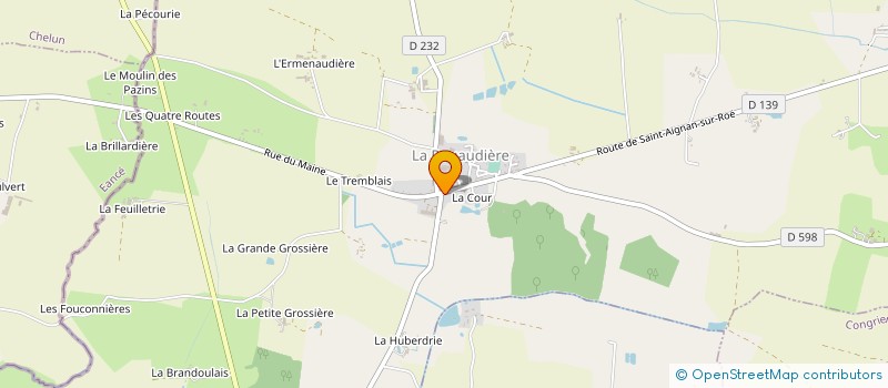 localisation de l'entreprise MADAME RACHEL LEBEBVRE  LA ROUAUDIERE