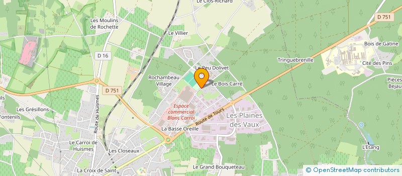 localisation de l'entreprise MADAME RACHEL LECLERC à LOUDUN