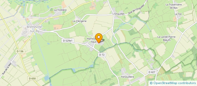 localisation de l'entreprise MADAME RACHEL LOMBARDOT  BRETTEVILLE-SUR-AY