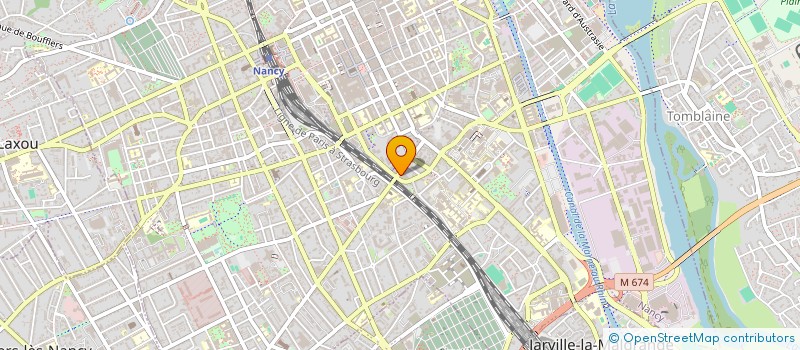 localisation de l'entreprise MADAME RACHEL LOUISE DIT LOUISE ADELE  NANCY