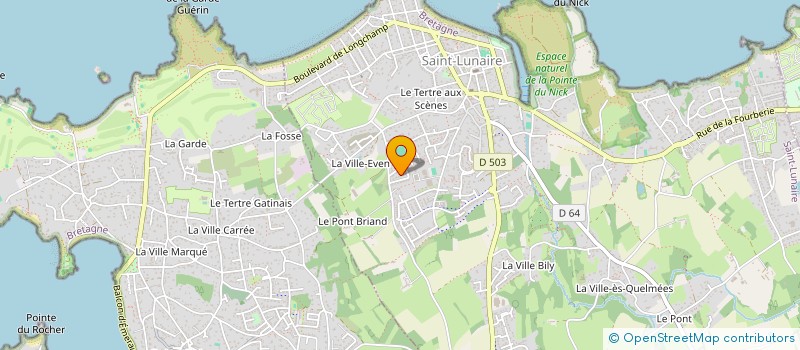 localisation de l'entreprise MADAME RACHEL LOUISE LEZORAINE  SAINT-LUNAIRE
