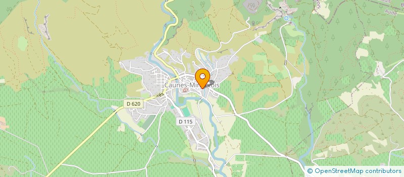 localisation de l'entreprise MADAME RACHEL LOYEZ  CAUNES-MINERVOIS