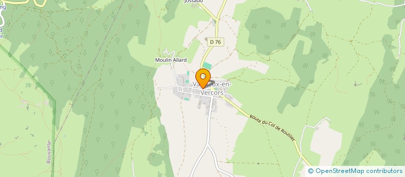 localisation de l'entreprise MADAME RACHEL MAGNIN  VASSIEUX-EN-VERCORS