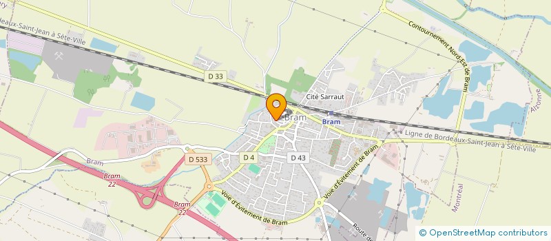 localisation de l'entreprise MADAME RACHEL MAIGNAN  BRAM