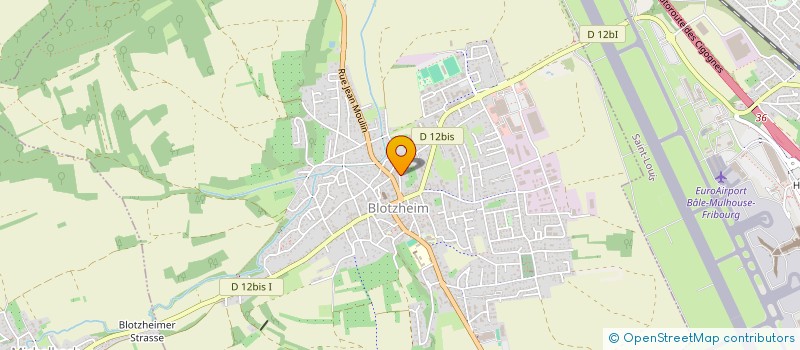 localisation de l'entreprise MADAME RACHEL MARGUERITE MULLER  BLOTZHEIM