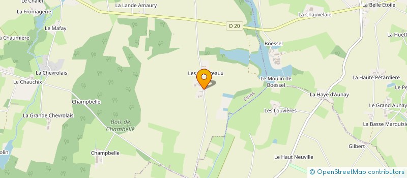 localisation de l'entreprise MADAME RACHEL MARQUET  FEINS