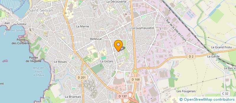 localisation de l'entreprise MADAME RACHEL MASSON  SAINT-MALO