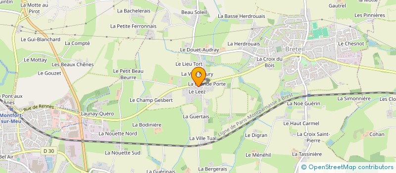 localisation de l'entreprise MADAME RACHEL MASSON  BRETEIL